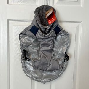NWT Arcadia Trail Ultra Adjustable Insulated Dog Coat Sherpa Collar size M